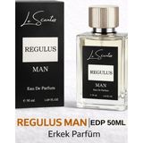 Lescentus Regulus (Black Flower) Man Edp Parfüm 50ML | Odunsu Oryantal | Sıcak Baharatlı Kalıcı Erkek Parfümü - 50 ml