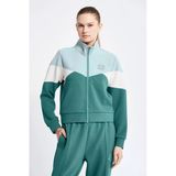 Lescon 24Ntbv002131-011 Yeşil Kadın Fermuarlı Sweatshirt