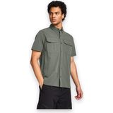 Lescon 25Y-1053 Outdoor Kısa Kol Gömlek Erkek Gömlek - Haki - XL