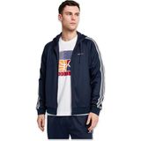 Lescon 26B-1052 Basketbol Fermuarlı Kapşonlu Ceket Lacivert Erkek Ceket - 2XL