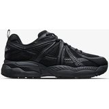 Lescon Artura Erkek Siyah (40-45) Sneaker Ayakkabı Düz Tabanlı Hava Alan Micro-Fiber Malzeme