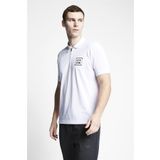 LESCON Beyaz Erkek Kısa Kollu Polo Yaka T-Shirt 23B-1115