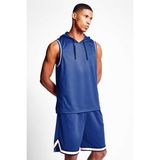 Lescon Erkek Basketbol Kolsuz Sweatshirt 24B-1056 - XL - Mavi