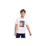Lescon Erkek Çocuk Spor T-Shirt, Kısa Kol, Bisiklet Yaka, Logo Baskılı, Beyaz, 7-8 Yaş
