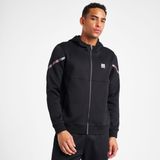 Lescon Erkek Fermuarlı Kapüşonlu Siyah Sweatshirt 25N-1128