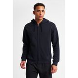 Lescon Erkek Fermuarlı Kapüşonlu Sweatshirt 25S-1263-25N - Lacivert