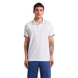 Lescon Erkek Kısa Kollu Polo Yaka T-Shirt 25Y-1132 25YTES001132, Beyaz, S
