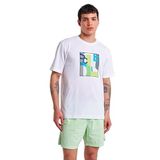 Lescon Erkek Kısa Kollu T-Shirt 25Y-1167 25YTEM001167, Beyaz, L