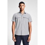 Lescon Erkek Outdoor Kısa Kollu Gömlek 24Y-1064 - Gri
