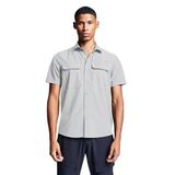 Lescon Erkek Outdoor Kısa Kollu Gömlek 25Y-1064 25YTEO001064, Gri, S