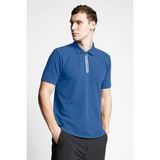 Lescon Havacı Mavi Erkek Outdoor Kısa Kollu Polo Yaka T-Shirt 23Y-1057 - Menekşe