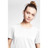 Lescon Kadın Antrenman Kısa Kollu T-Shirt 24B-2018 - XL - Beyaz