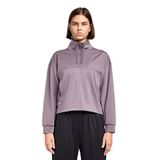 Lescon Kadın Antrenman Yarım Fermuarlı Sweatshirt 25B-2052 25BTBA002052, Pembe, L