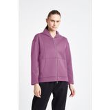 Lescon Kadın Fermuarlı Kapüşonlu Sweatshirt 24N-2126