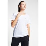 Lescon Kadın Kısa Kollu T-Shirt 24S-2208-24B - Beyaz - XL