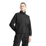 LESCON Kadın Sweatshirt, Dik Yaka, Uzun Kol, Siyah, S Beden
