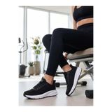 Lescon Meru 2 Flex Siyah Kadın Spor Ayakkabı