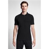 Lescon-Siyah Erkek Kısa Kollu Polo Yaka T-shirt 24S-1275-24B