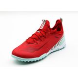 Lescon Tempo 3 Unisex Halısaha Spor Ayakkabı Kırmızı Renkli Plastik Çivi ile Erkekler İçin Tasarlandı