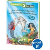 Lesenlernen in 3 Schritten - Die schönsten Geschichten von Meermädchen und Delfinen: Ideal für die 1. Klasse - Einfache Geschichten mit großer ... Zum ersten Selberlesen für Kinder ab 5 Jahren