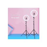 LESGO 12 inç Ring Light Youtuber Tiktok Çekim Tripod Işıklı Telefon Tutucu Makyaj Işığı 2.1 Mt Tripod