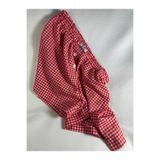 LESRAVIN Kadın Ekoseli Poplin Pamuk Kumaş Homey Comfort Boxer Ev Şortu