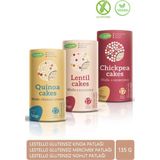 Lestello Glutensiz Kinoa Patlağı 135 gr + Lestello Glutensiz Mercimek Patlağı 135 gr + Lestello Glutensiz Nohut Patlağı 135 gr