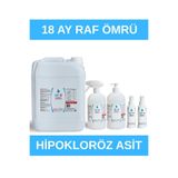 LET-19 5'li Set Hipokloröz El&yüz&cilt Dezenfektanı Antiviral-antibakteriyel (ALKOLSÜZ)
