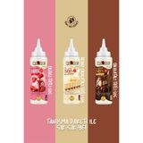 LET IT GO Tatlı Sosu Tanışma Paketi (Çilekli-Beyaz Çikolatalı-Çikolatalı) 300 gr x 3 Adet - Waffle & Pankek & Krep