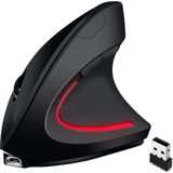 Letaclanic Ergonomik Kablosuz Fare Benzersiz Şarj Edilebilir Optik Dikey Fare, 2.4G 5.0 Bluetooth Fare Ergonomik 6 Düğme, 800/1200/1600 DPI Dizüstü Bilgisayar, Masaüstü, PC, MacBook için Kablosuz Fare