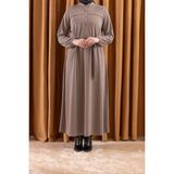 Letafet 3045 Elbise - Taş - M