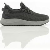 Letao Alaard Erkek Triko Hafif Bağsız Koşu Yürüyüş Günlük Sneaker Spor Ayakkabı - Füme