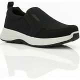 Letao Erkek Siyah Kolay Giyim Bağsız Rahat Sneaker Günlük Ayakkabı