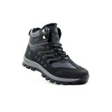 LETAO Erkek Watertight Füme Siyah Trekking Kürklü Fermuarlı Bot 2132