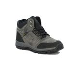 LETAO-Fermuarlı Kürklü Unisex Trekking Bot Soğuga Dayanıklı (Füme / 36)