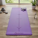 Lethe Boards Hizalamalı Kaydırmaz Yoga Matı 5 mm Pilates Minderi - Taşıma Askılı