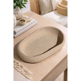 Lethe Design BEJ Dekoratif Kase Raw Stone – Organik Form, Brutalist Taş Dokulu Kase Çok Amaçlı