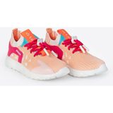 Letoon Çocuk Spor Ayakkabı Renkli Sneaker Kız Çocuklar İçin Düz Tabanlı Konforlu Ayda - Pudra