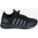 Letoon Unisex Spor Ayakkabı Erkek Kadın Günlük Giyim Hafif Rahat 2104 - Siyah - Füme