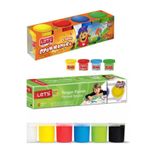 Lets 4'lü Oyun Hamuru - 6'lı Parmak Boyası