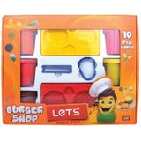 Lets 8 Parça L8470 Oyun Hamuru Kalıbı Hamburger Seti