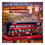 Let’s Be Child Let’s Drive Sesli Ve Işıklı Tur Otobüsü Keşif Ve Yolculuk Temalı Oyuncak Araç