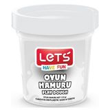 Lets Beyaz 115 gr Şeffaf Bardak Tek Renk Oyun Hamuru