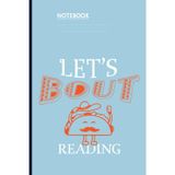 Let's Bout Reading With Cute Taco Wearing Sombrero Illustration On Light Blue Cover Fun Gift For Bookworms: Notebook