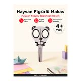 Lets Çocuk Makası – Hayvan Figürlü El İşi Makası | Let's Beyaz
