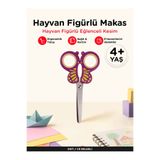 Lets Çocuk Makası – Hayvan Figürlü El İşi Makası | Let's Mor