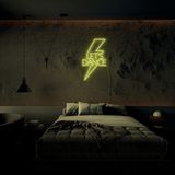 Lets Dance Neon LED Duvar Yazısı Dekoratif Duvar Aydinlatmasi Gece Lambası