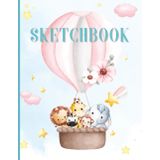Let’s Fly Together Sketchbook for Kids: 112 Blank Pages for Drawing and Doodling | 8.5 x 11 | My Animal Friends Sketchbook Series