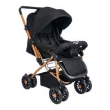 LETS GO BABY Çift Yönlü Ergonomik Bebek Arabası Bebek Puset Dayanıklı Katlanabilir Siyah Gri Bej Gold