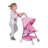 Let'S Go Baby Tenteli Katlanabilir Metal Oyuncak Puset Oyuncak Bebek Arabası